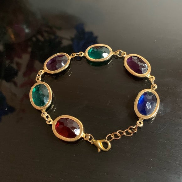 Colorful glass crystals bracelet❤️💚💜💙 - Picture 9 of 13